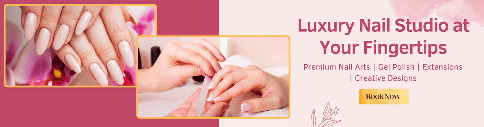 Luxury Nail Studio Banner
